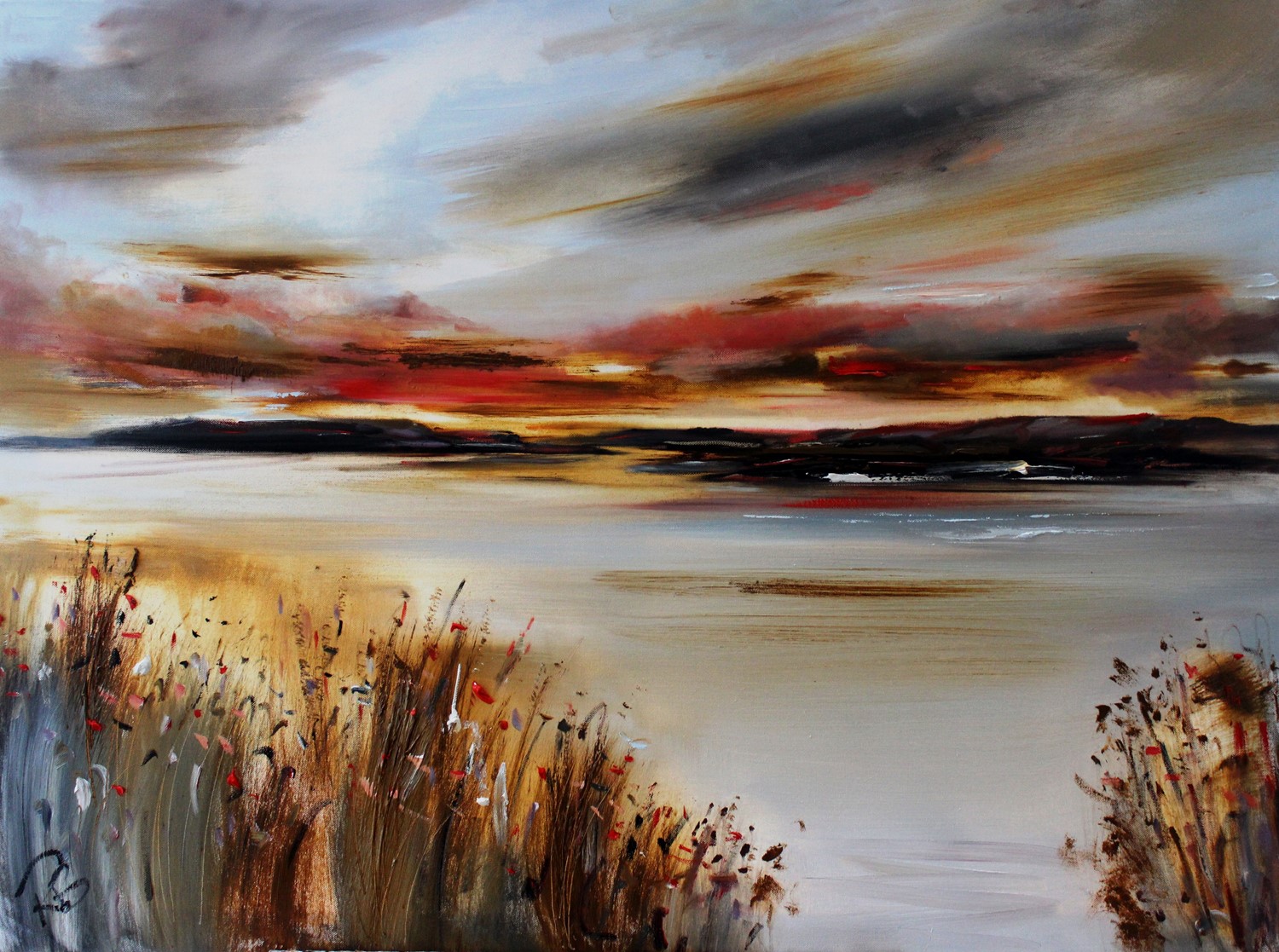 'A Glow over the Isles' by artist Rosanne Barr